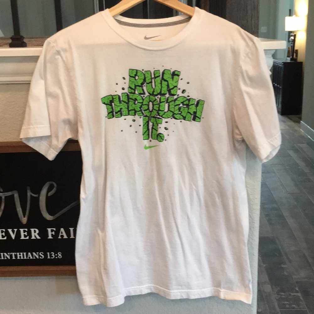 Nike T-shirt. Run Through It